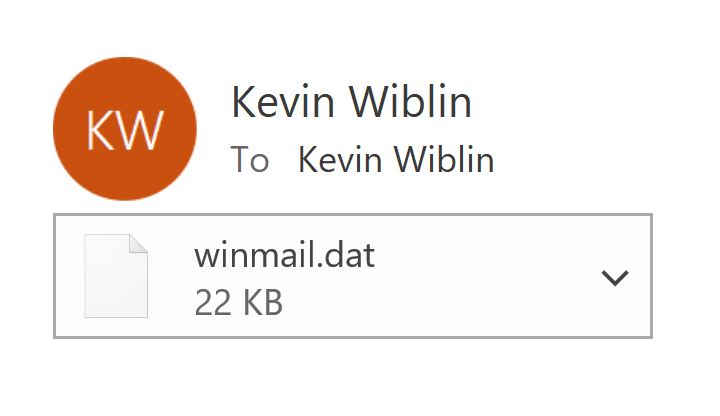 How to fix the Office 365 WINMAIL.DAT attachment issue - Kevin Wiblin